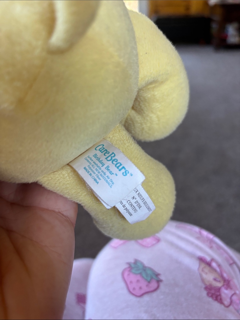 Care Bears Yellow Birthday Cupcake Bear Plush - Picture 4 of 4